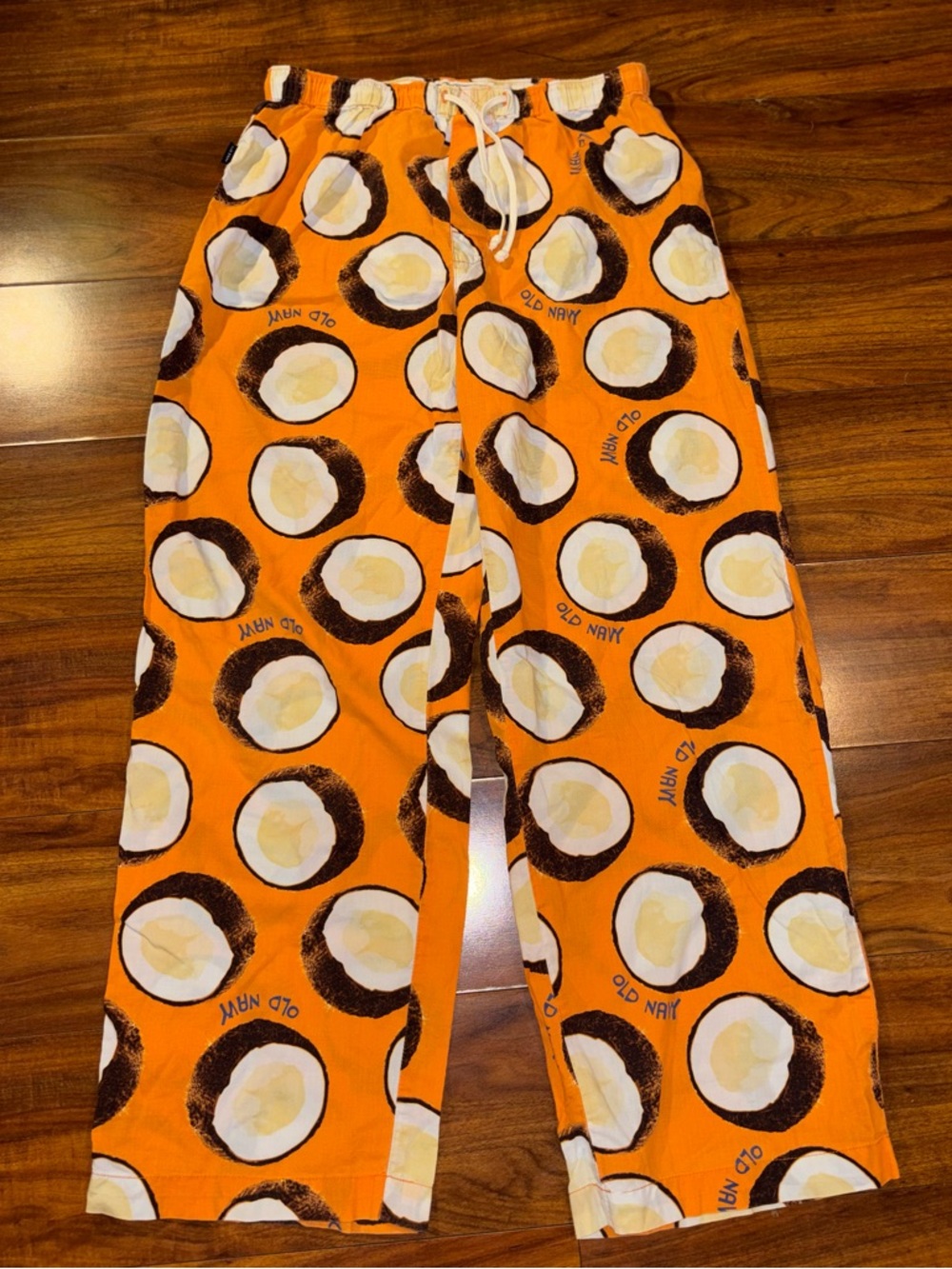 Old Navy Orange Coconut-Print Pajama Pants